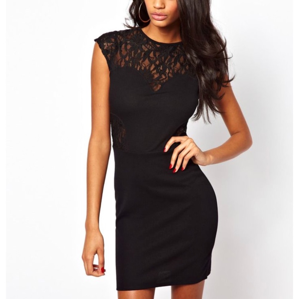 NEW!! ASOS |  black MINI dress